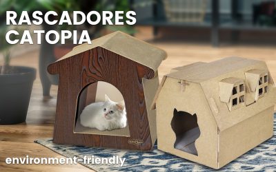Rascadores de cartón Catopia, rascadores respetuosos con el medio ambiente